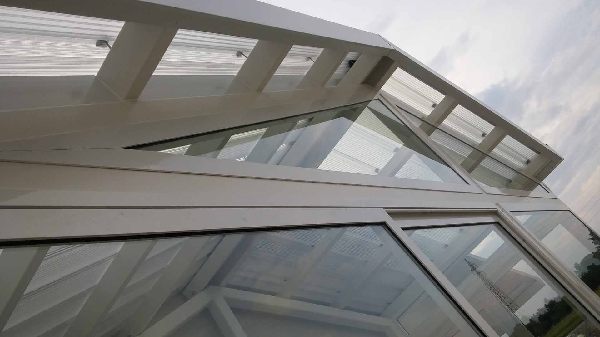 veranda in alluminio