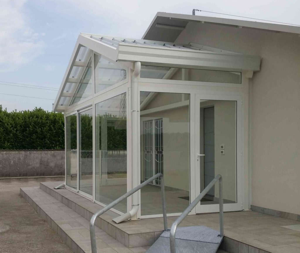 veranda in alluminio a udine